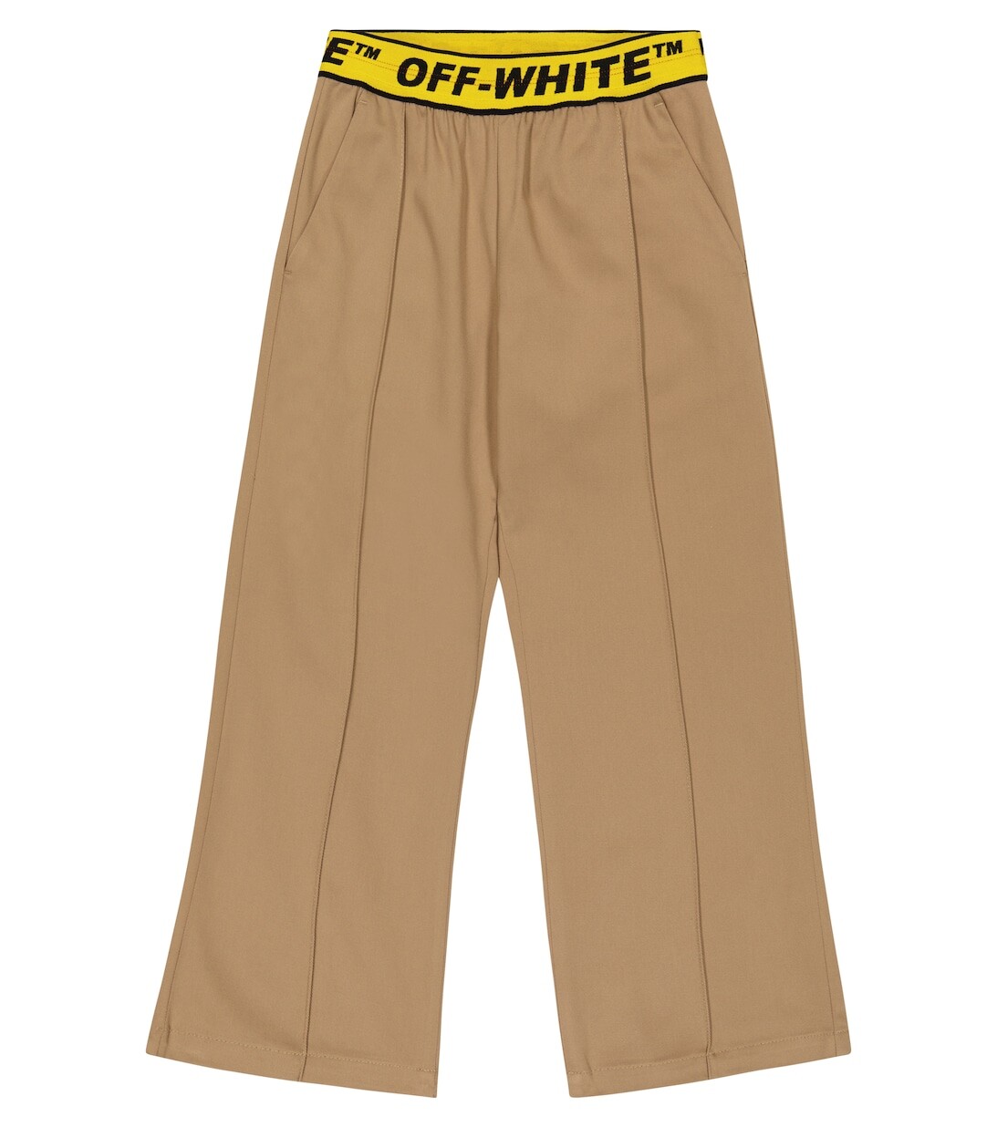 

Хлопковые брюки чинос с логотипом Off-White, белый