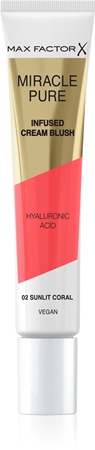 

Кремовые румяна Max Factor Miracle Pure, 02 Sunlit Coral 15 ml