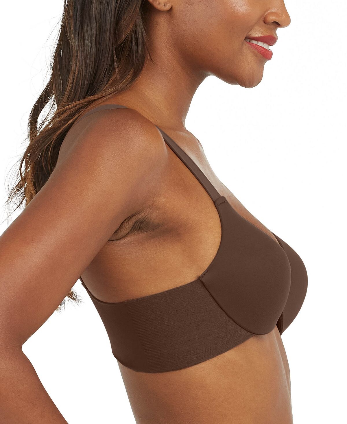 Bra-llelujah! Бюстгальтер полного покрытия на легкой подкладке SPANX, коричневый — фото 3