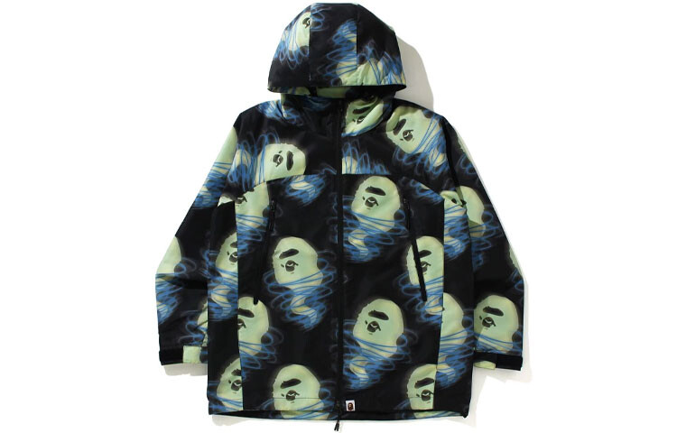 

Куртка Ape Head Series для мужчин A Bathing Ape, зеленый