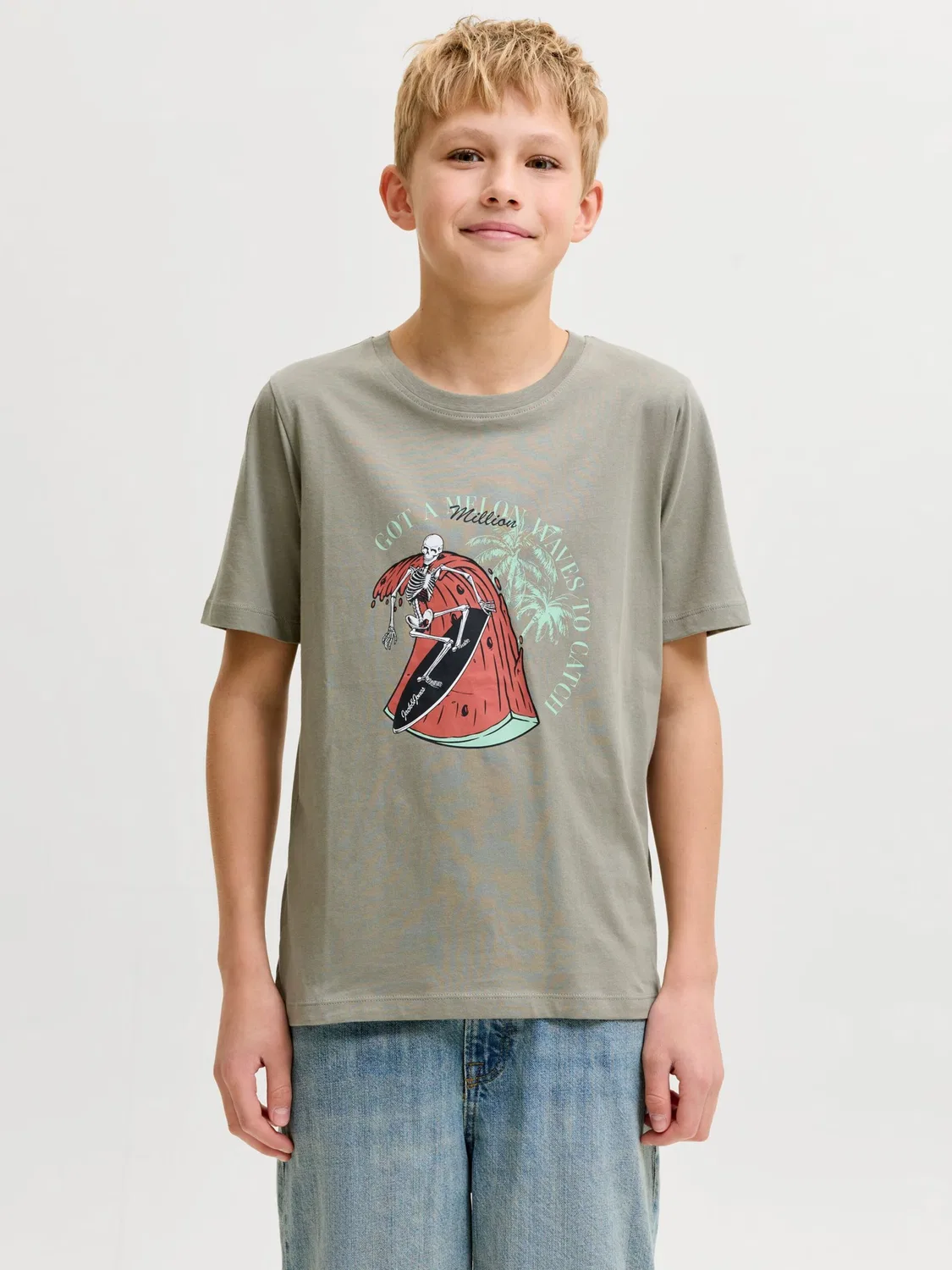Футболка Jack & Jones Junior, Green — фото 4