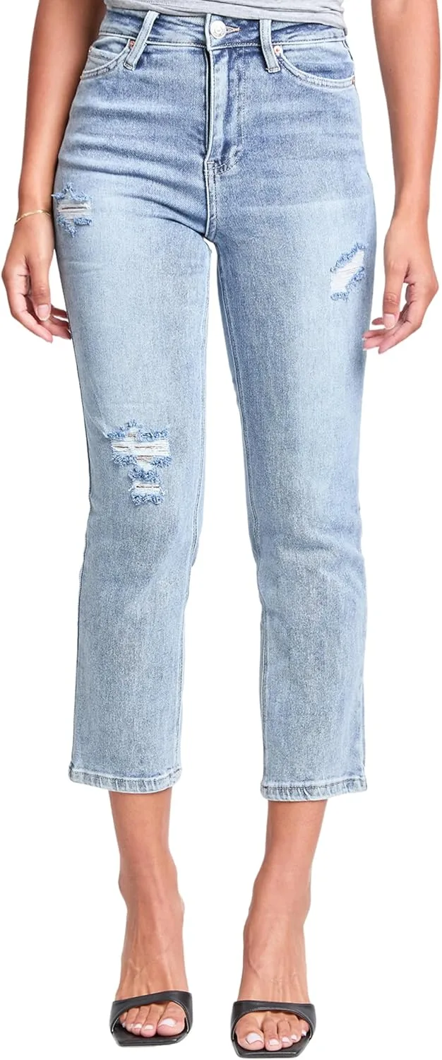 

YMI Women's Jeans Luxe High Rise Vintage Stretch Straight Leg, P027160