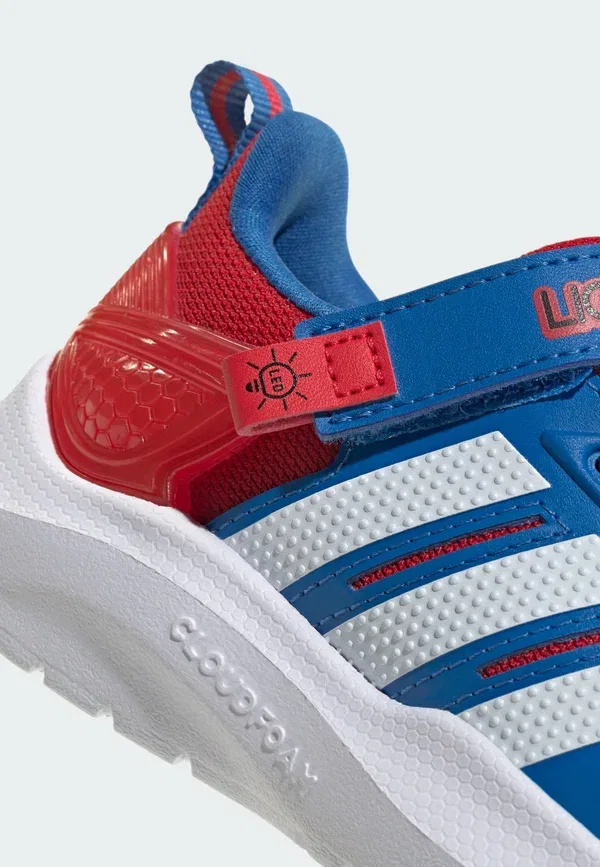 Кроссовки Lightorama rnr spider man el i walking trainers Adidas Performance, ярко-алый/белый/ярко-синий — фото 4