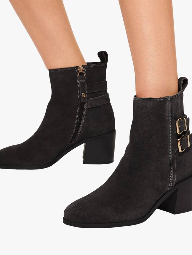 Таня замшевые ботильоны с пряжкой KG Kurt Geiger, цвет Grey Mid — фото 2