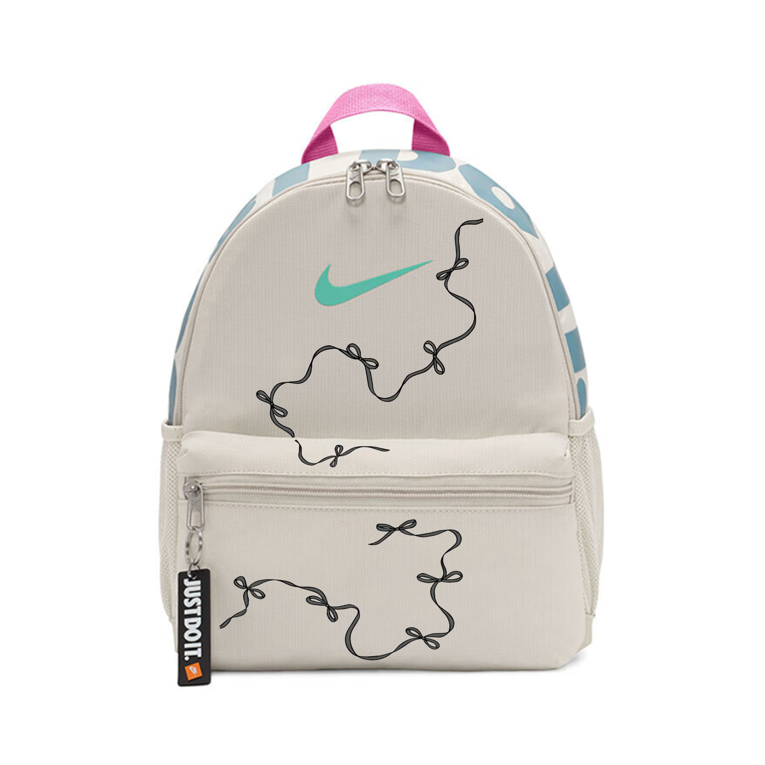 

Nike Тканевый рюкзак для детей серо-белый, Knot of Fate