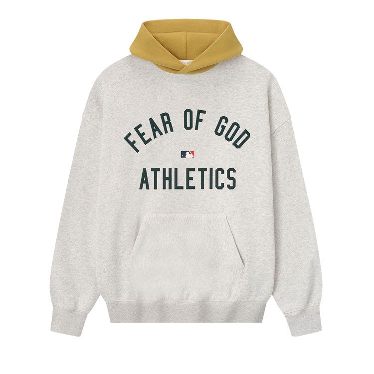 

Худи Fear of God Essentials Athletics Sport Hoodie, Oatmeal Heather/Canyon
