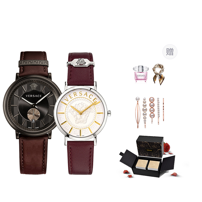 

Часы V Dome 42mm VERSACE, Small Brown Watch+Small Red Watch