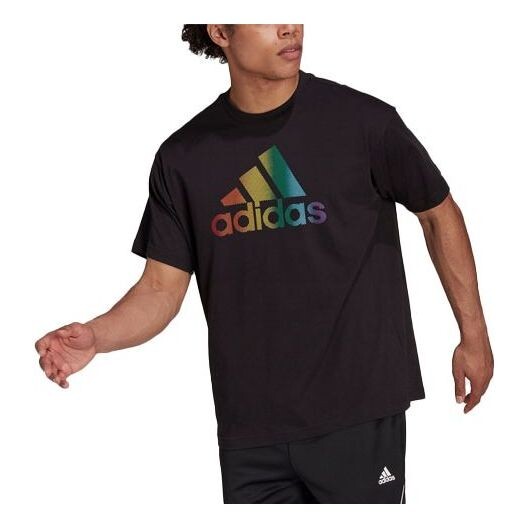 

Футболка adidas Sports Stylish Short Sleeve Couple Style Black, черный