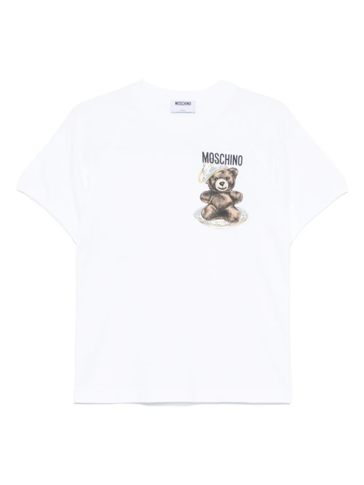 

Футболка с логотипом Moschino, белый