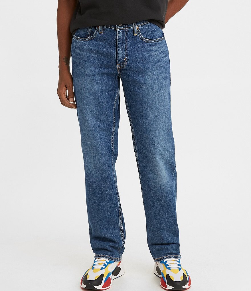 

Levi's 514 жесткие эластичные джинсы прямого кроя, синий