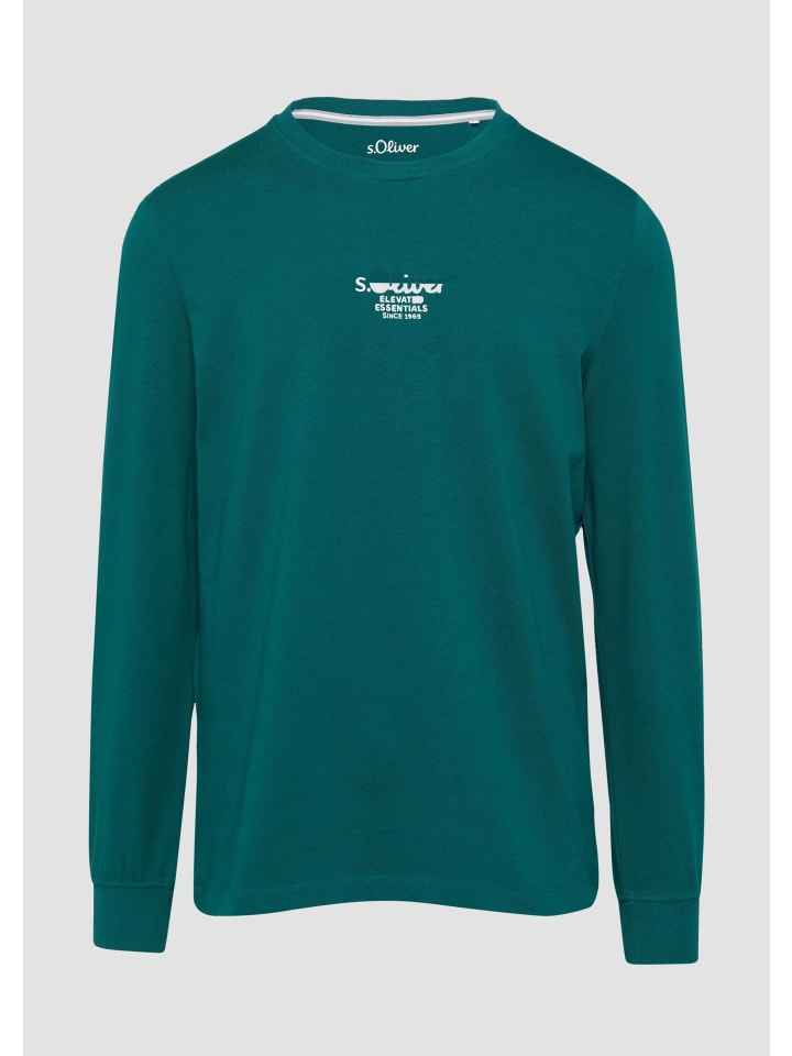 

Футболка в цвете 67D1_petrol s.Oliver, Хаки, Футболка в цвете 67D1_petrol s.Oliver