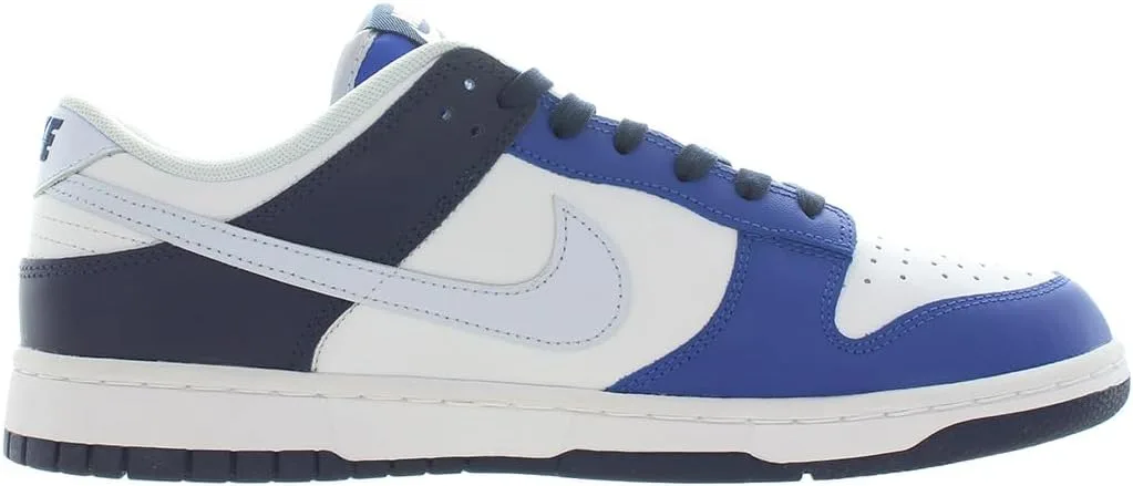 Мужские скейтбордистские кроссовки Nike Dunk Low Retro, белый/синий/серый — фото 3