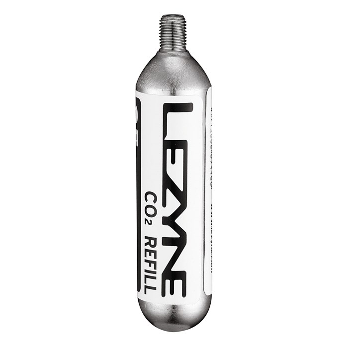 

25-Граммовый картридж CO2 с резьбой - 5 шт. Lezyne, Silver