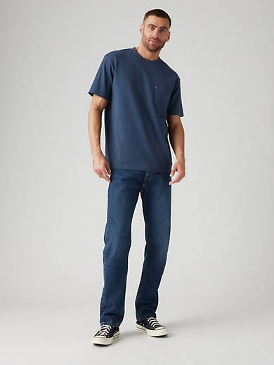 

505 Мужские джинсы обычного кроя Levi's, цвет Flying Bird - Dark Wash - Stretch