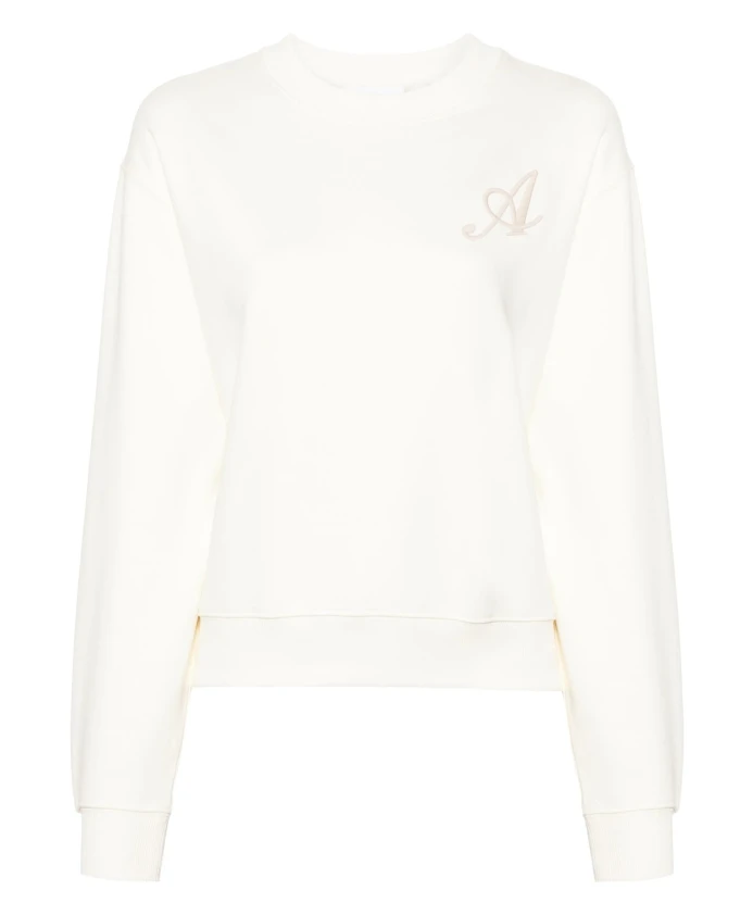 

Белая повседневная хлопковая толстовка Axel Arigato, белый