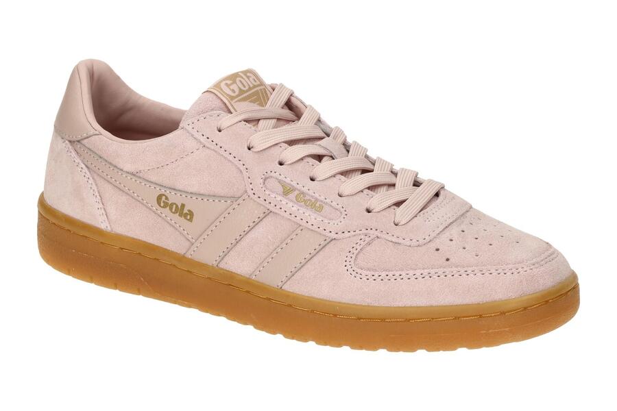 Кроссовки Gola Hawk Suede розовые женские CLB571