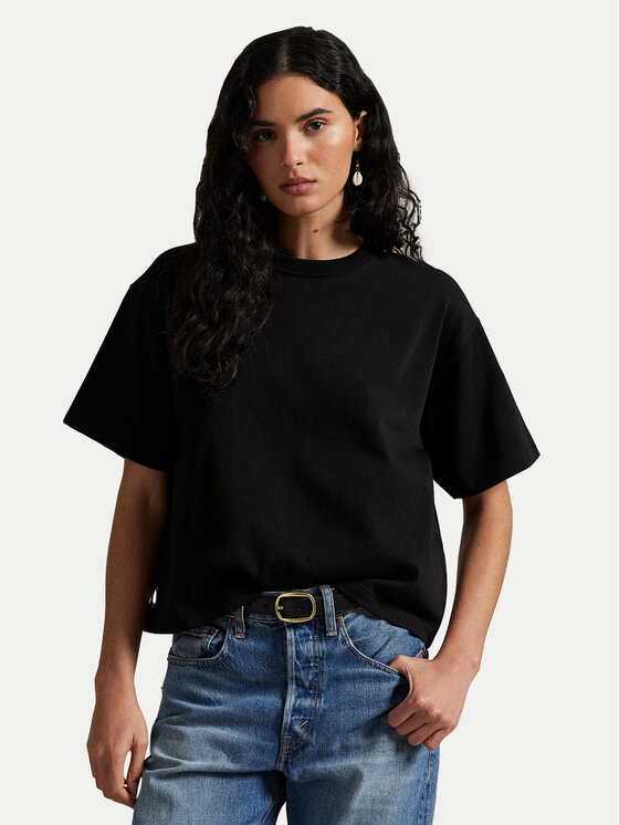 

Футболка свободного кроя 211967106002 Polo Ralph Lauren, черный