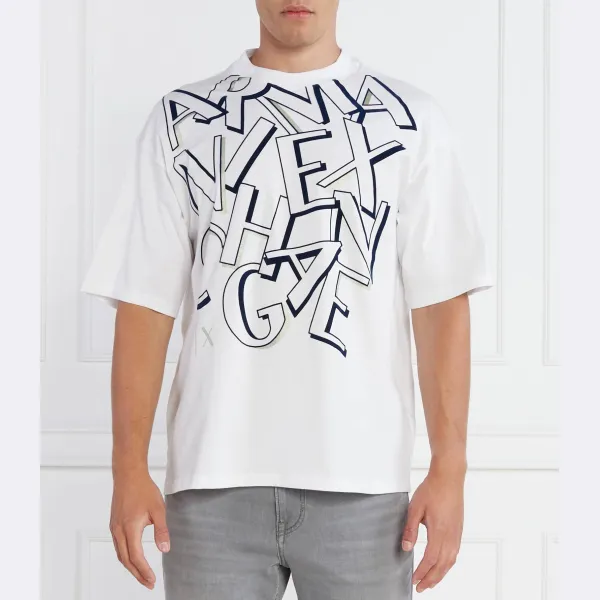 

Футболка стандартного кроя Armani Exchange, белый