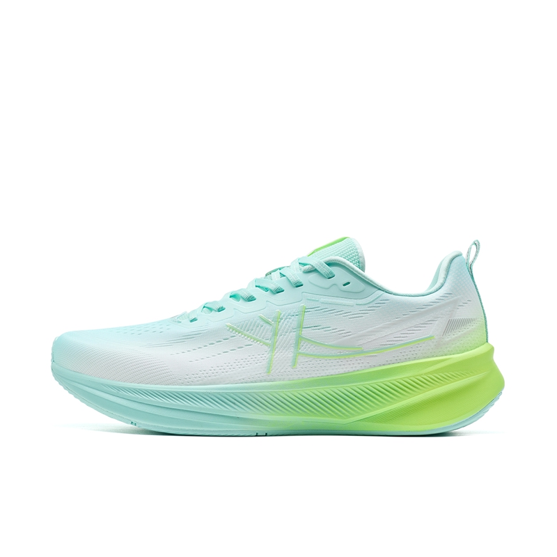 

XTEP Кроссовки для бега на короткие дистанции 6.0 Speed Cushioning, легкие, дышащие, с низким верхом, мужские, белые, зеленые
