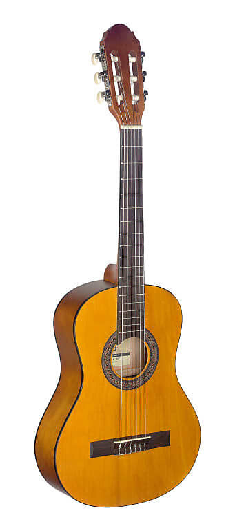 

Акустическая гитара STAGG 1/2 natural-coloured classical guitar with linden top