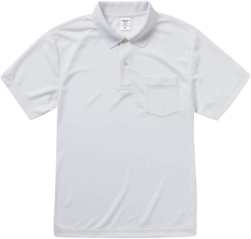 

Мужская поло-рубашка United Athletic 591201 из ткани Dry плотностью 4,1 унции с карманами, белый