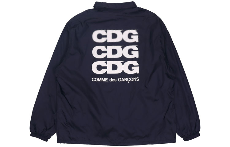 

CDG Куртка осенняя унисекс темно-синяя
