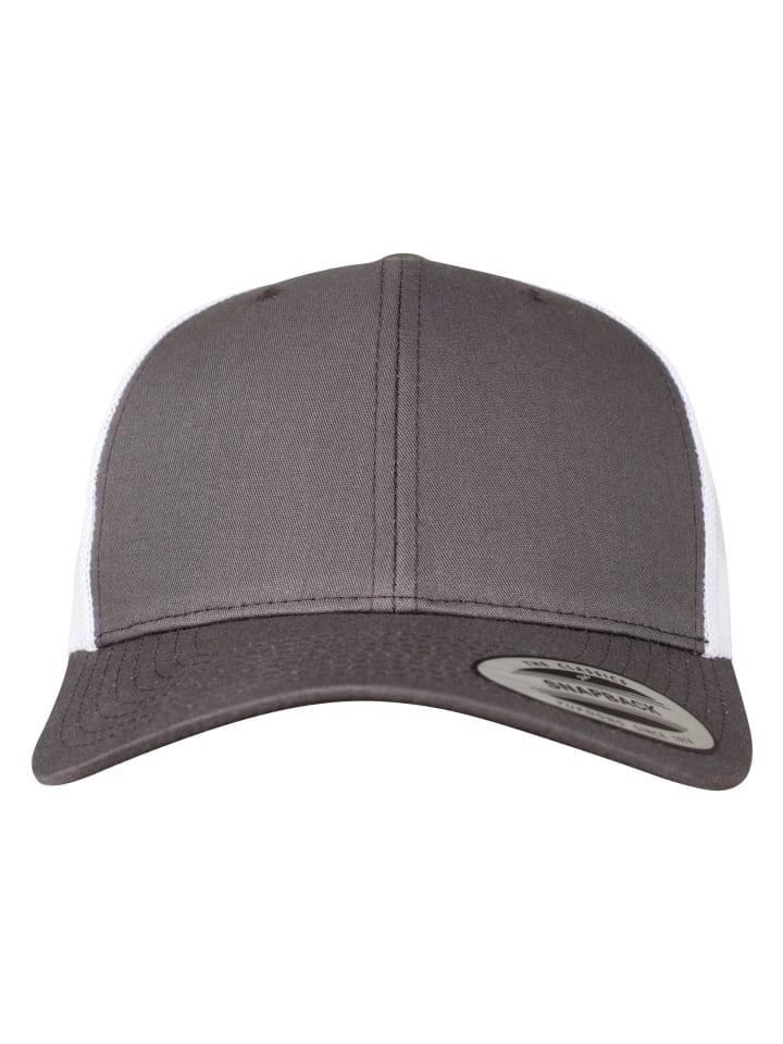 

Бейсболка Flexfit Trucker, цвет darkgrey/wht