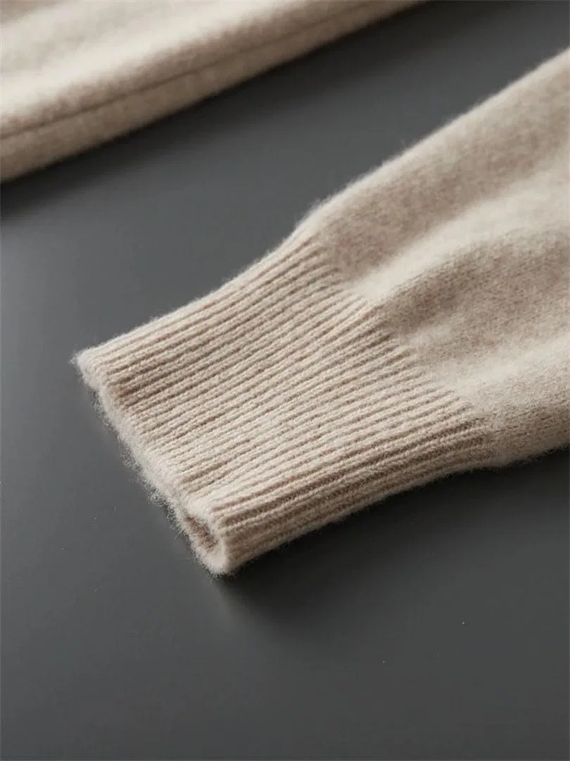 Свитер мужской с капюшоном, 100% мериносовая шерсть, Light Gray — фото 2