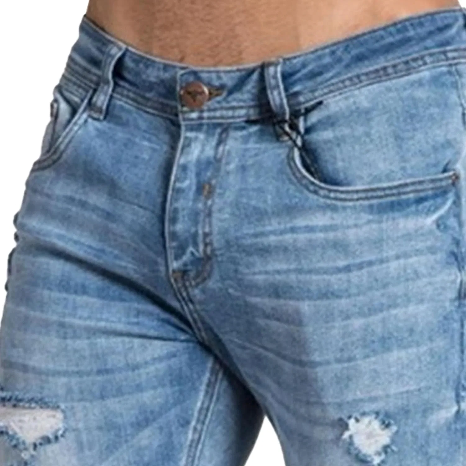 Джинсы зауженные Ash Jeans, Wathet — фото 4