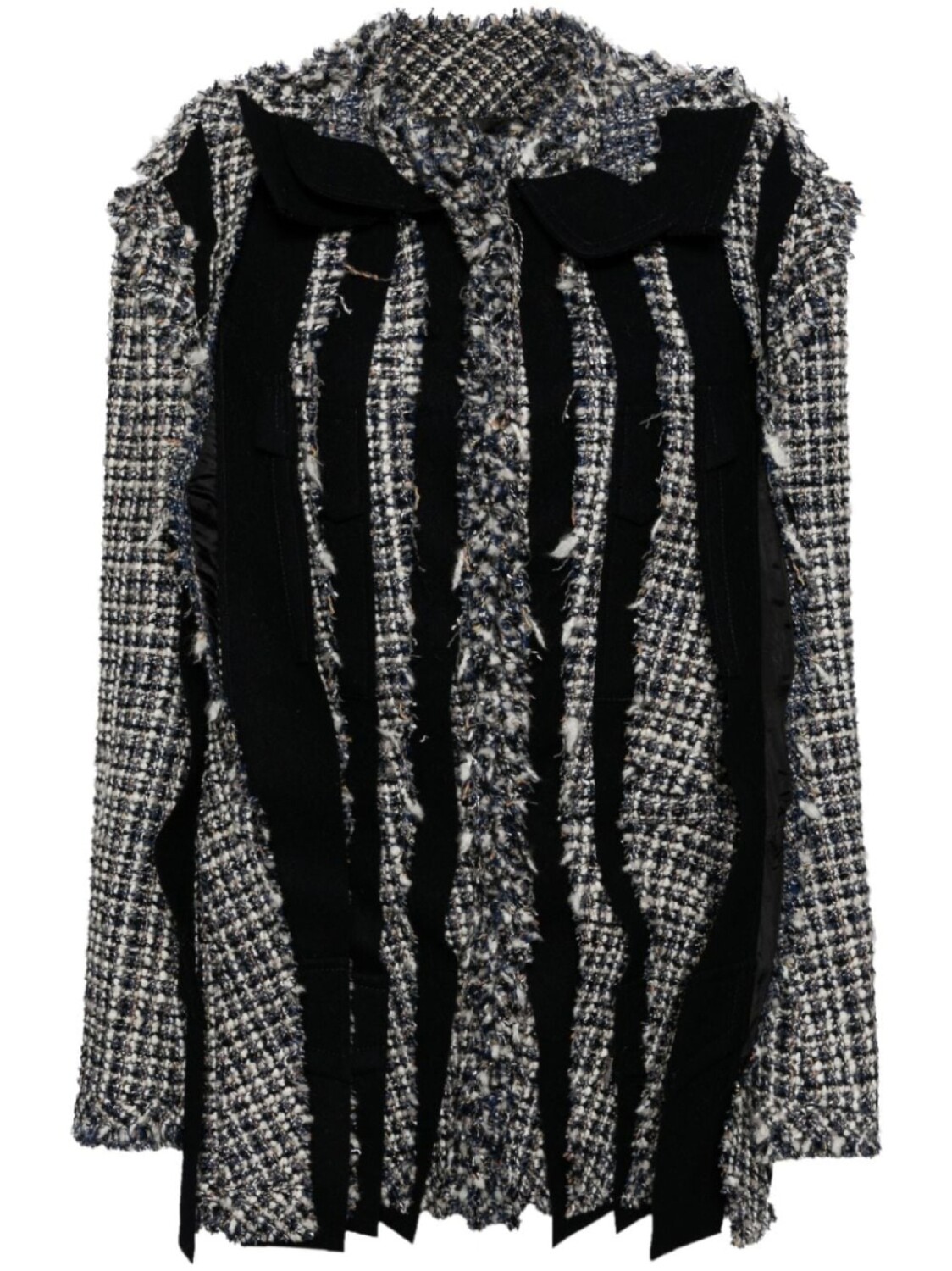 

Sacai плиссированный жакет, синий