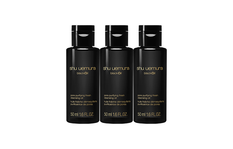 Гидрофильное масло Shu Uemura Black Oil Pore Purifying Fresh Cleansing Oil, 50 мл*2 — фото 4