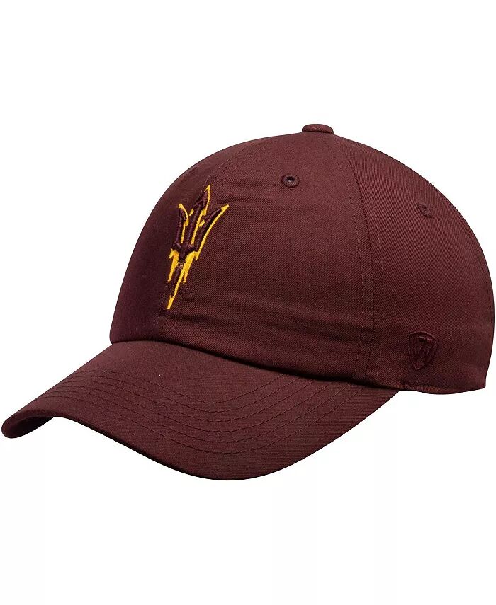 

Мужская темно-бордовая шапка Arizona State Sun Devils Trident Logo Staple Adjustable Hat Top of the World