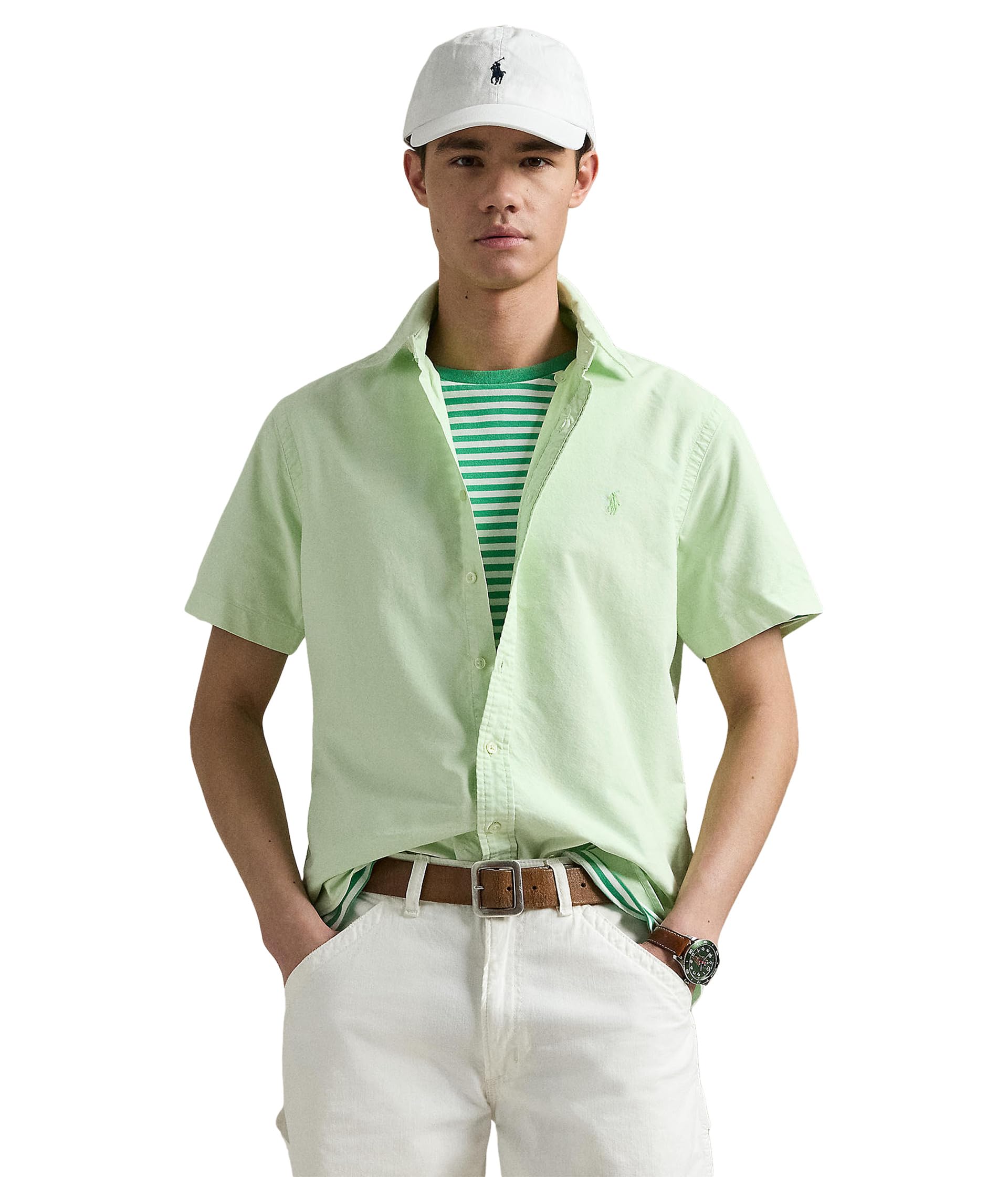 

Поло Polo Ralph Lauren Classic Fit Oxford Shirt, цвет Leaf