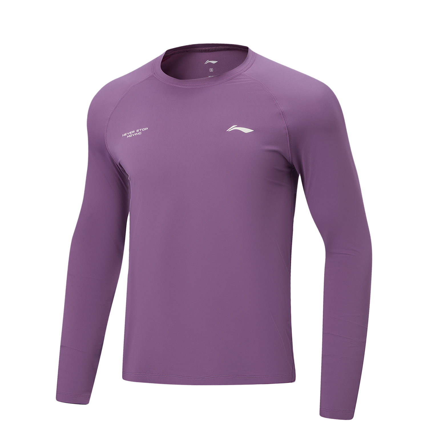 

Футболка Li-Ning Fitness Series мужская, серый фиолетовый