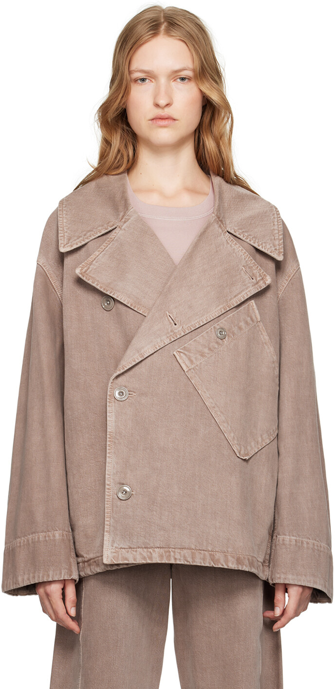 

Джинсовая куртка Dispatch Pink LEMAIRE, Denim snow mauve