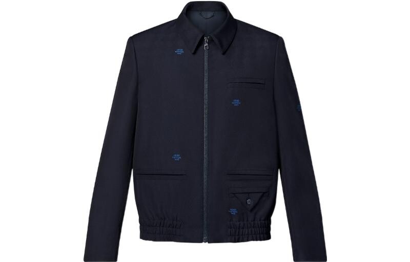 

Новые квартальные продукты LV Jacket Men Navy Louis Vuitton, синий