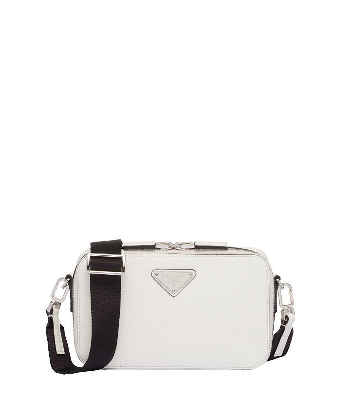 

Сумка Brique из кожи Saffiano Prada, белый