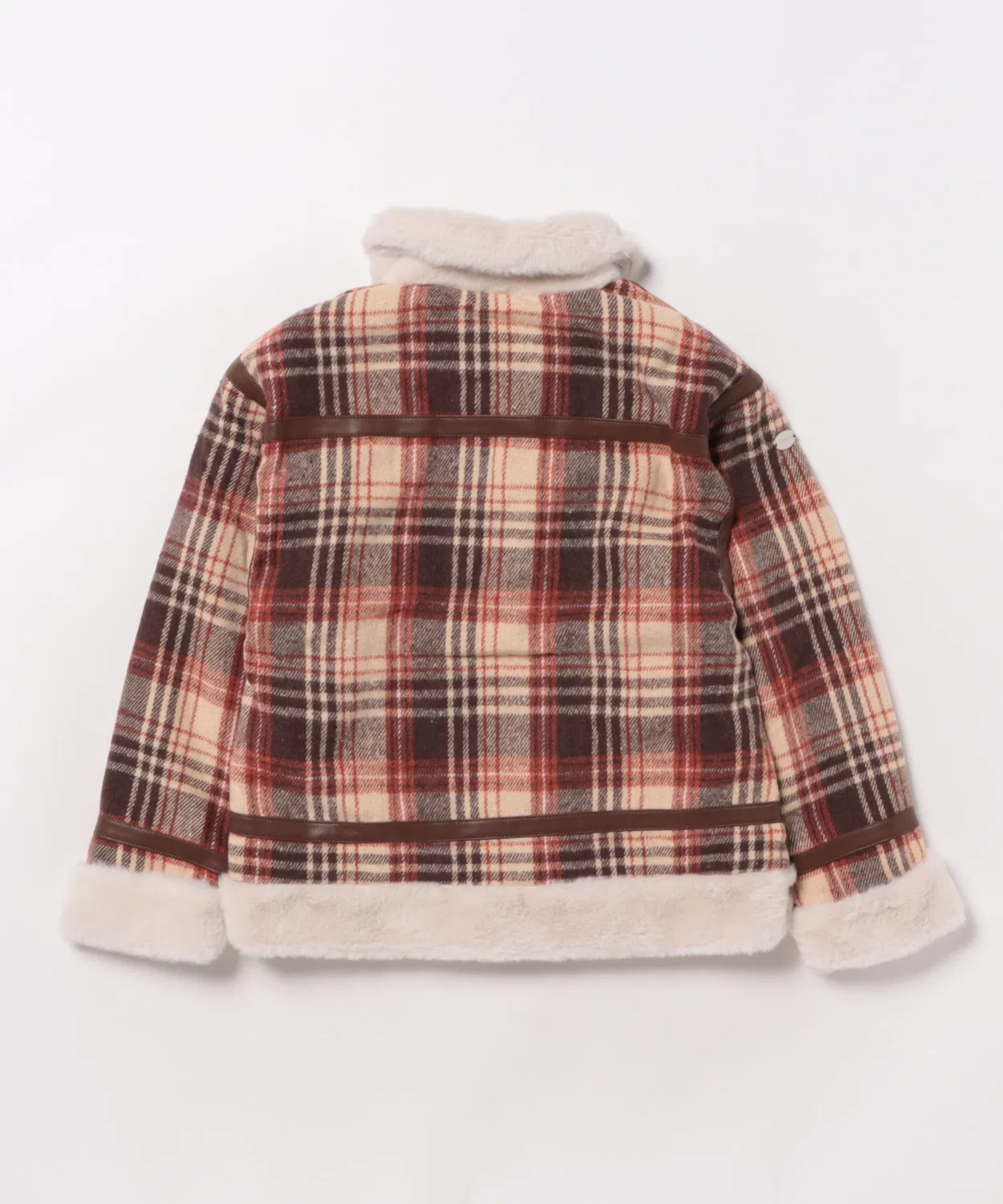 Детская куртка из искусственного меха SiShuNon Kids бежевая — фото 3