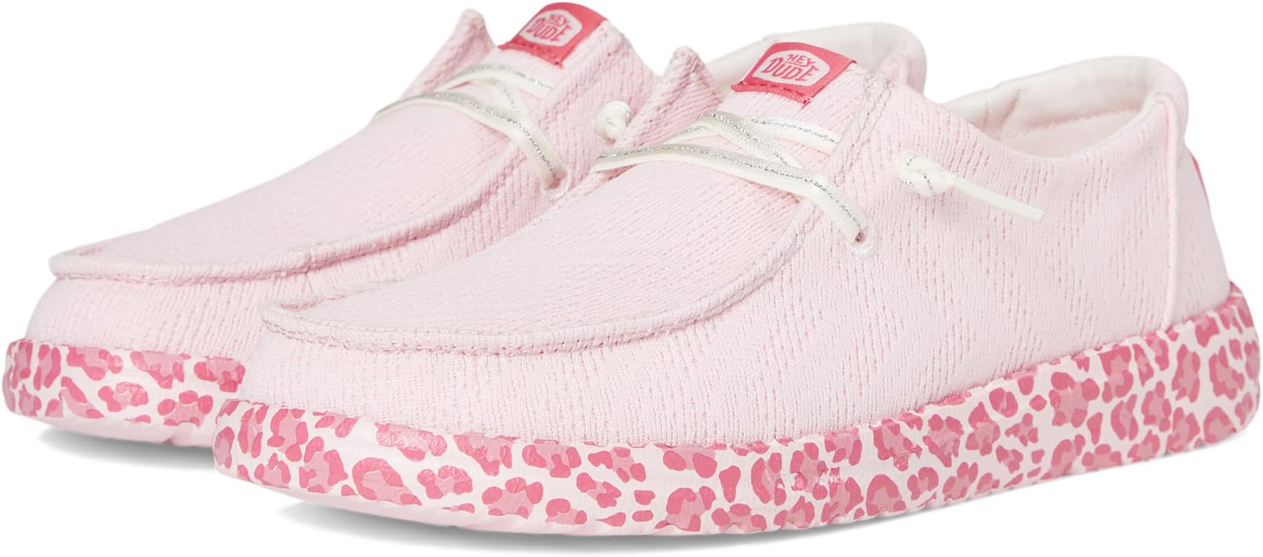 

Кроссовки Hey Dude Kids Wendy Animal Pop, цвет Pink Leopard
