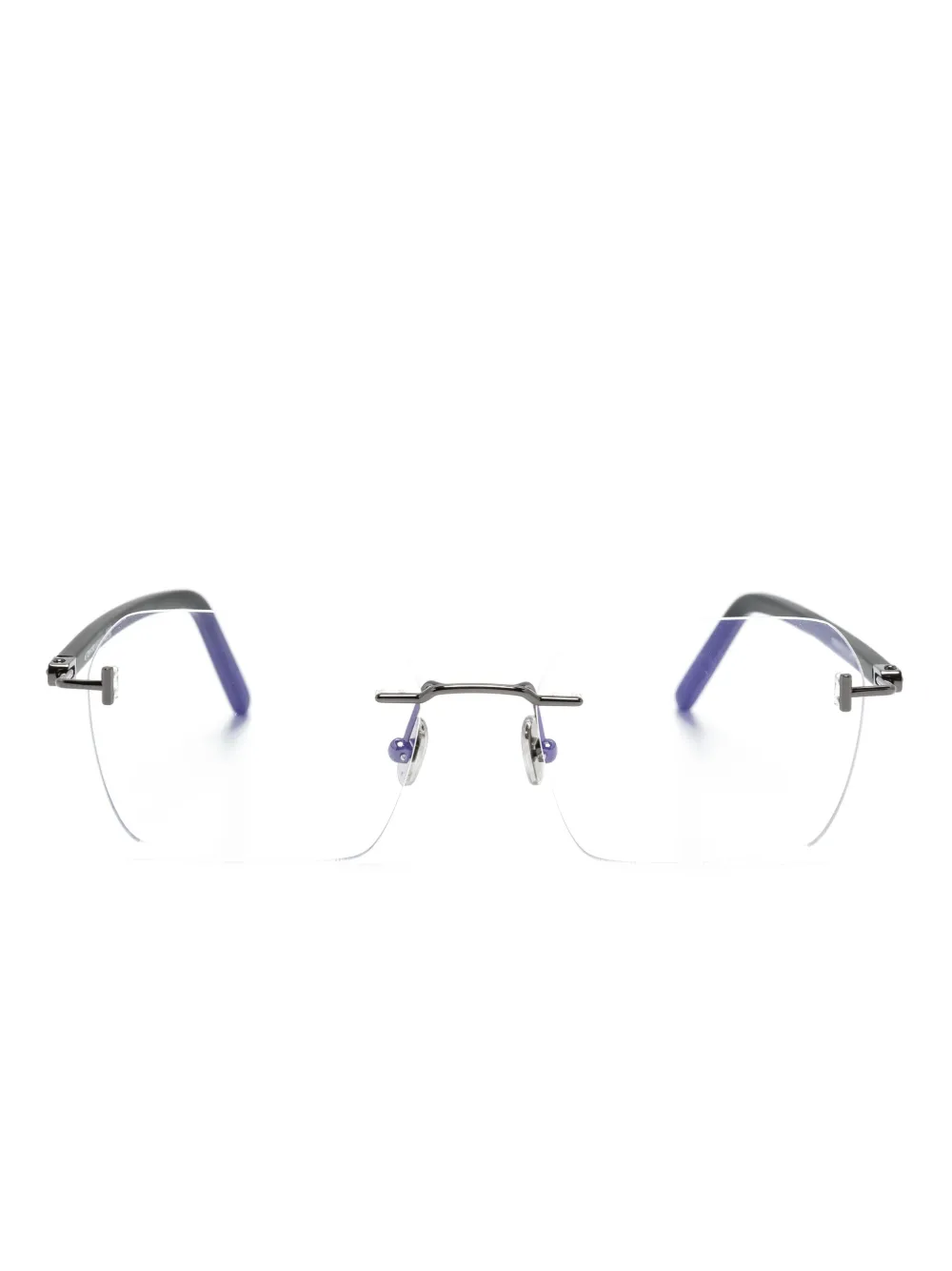 

Очки в безободковой оправе TOM FORD Eyewear, серый