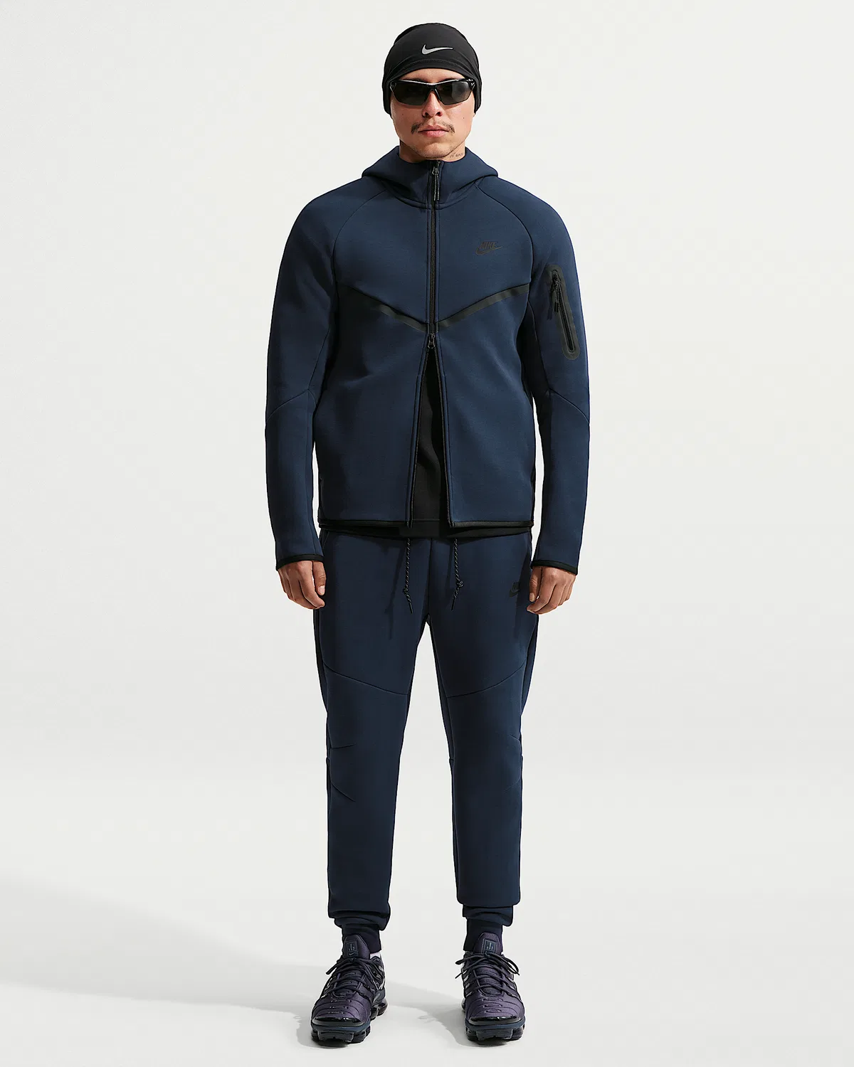 Мужские флисовые джоггеры Nike Tech, Obsidian/Black