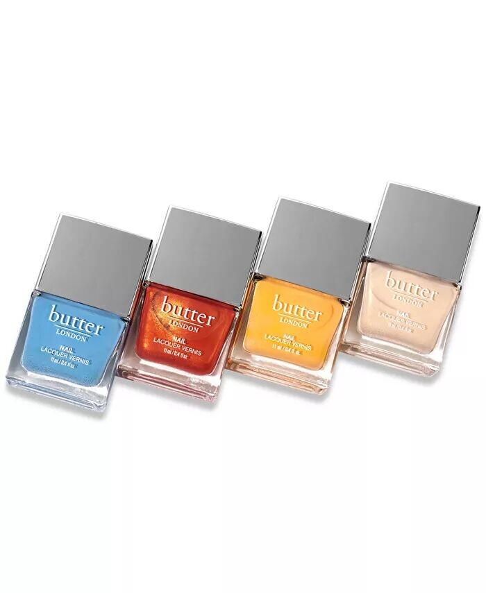 Лак для ногтей Patent Shine 10X, 0,4 унции Butter London, цвет Pop Orange (light tangerine creme) — фото 4