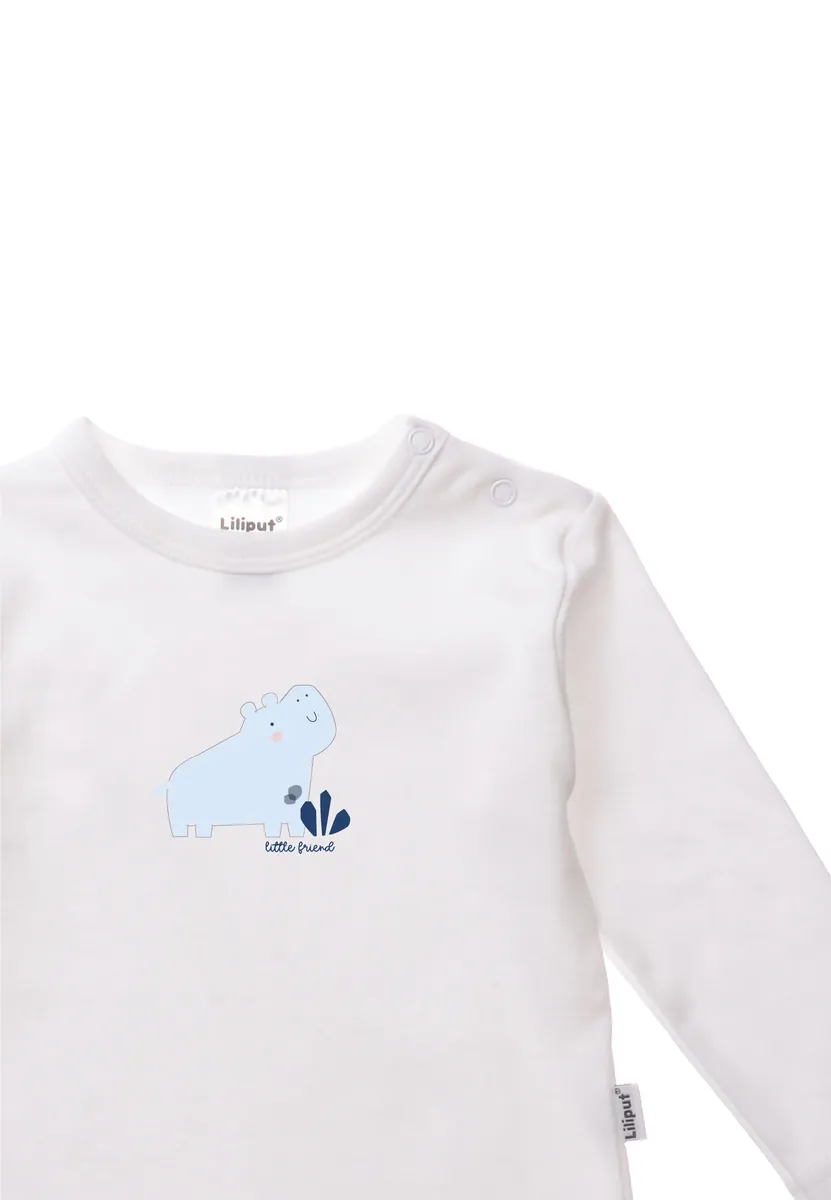 Рубашка Liliput с длинными рукавами "Little Sailor", в упаковке 2 шт., из мягкого хлопкового материала, серый — фото 4