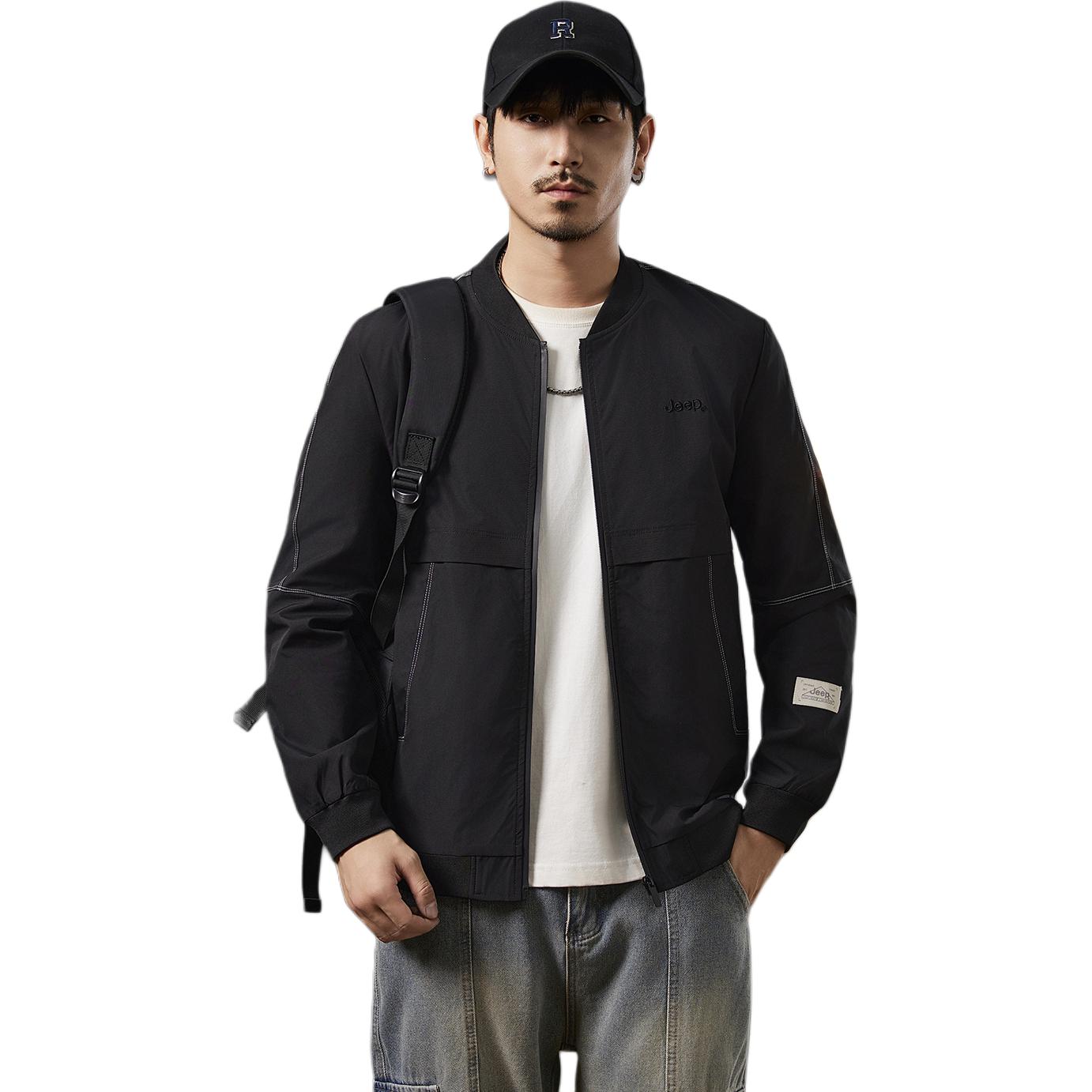 

Jeep Куртка Unisex Black Crew Neck Moderate Workwear