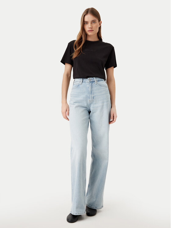 Футболка обычного кроя K20K208294 Calvin Klein, черный — фото 2