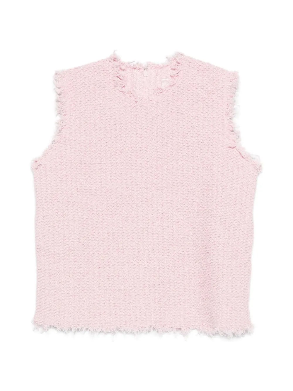 

Топ без рукавов с необработанными краями Jil Sander, розовый