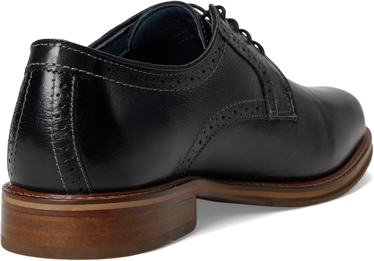 Туфли Johnston & Murphy XC Flex Raleigh Plain Toe Tan, черный — фото 4