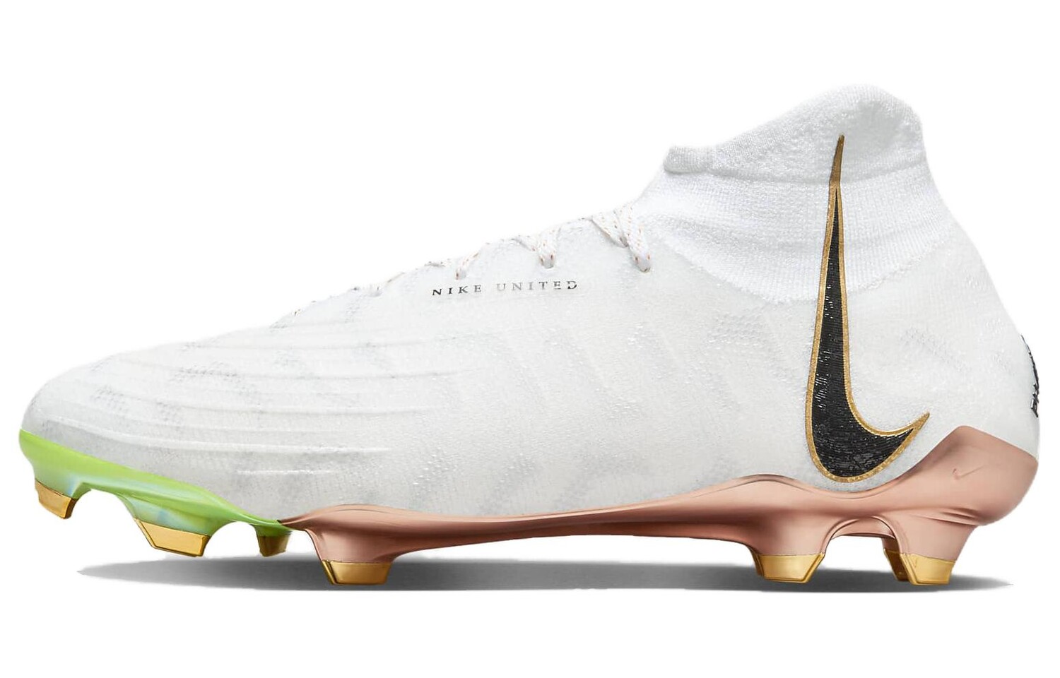 

Nike Phantom Luna Elite Футбольная обувь Женская, White/Metallic Gold/Black