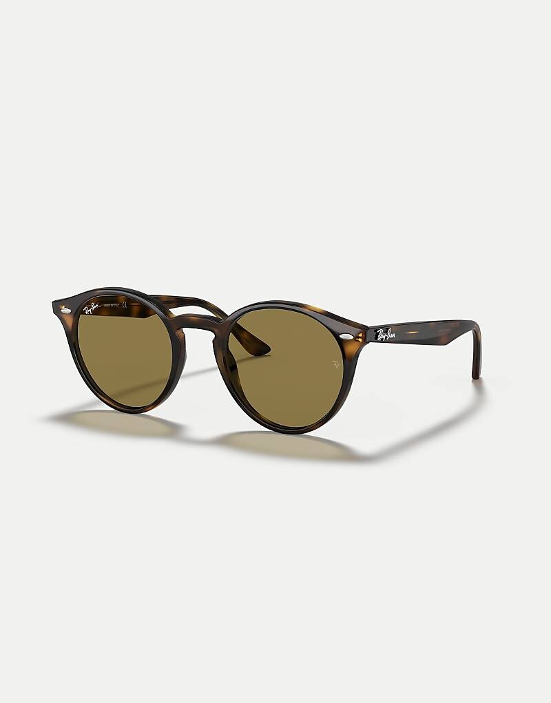 

Ray-Ban — коричневые круглые солнцезащитные очки унисекс 0 2180