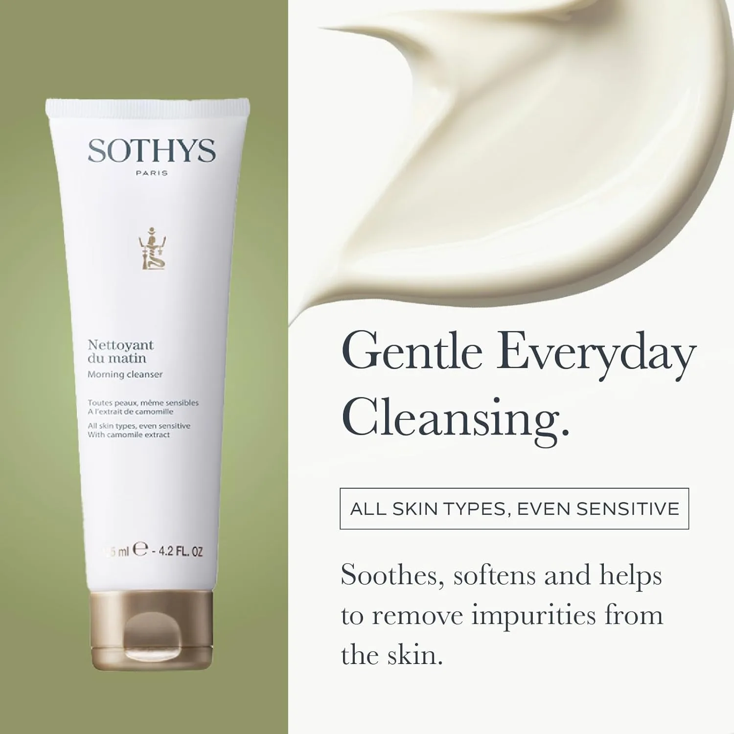 Средство для снятия макияжа Sothys — Утреннее очищающее средство | Увлажняющий для ежедневного ухода за кожей | Мягкое для — фото 2